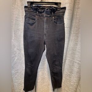 Abercrombie & Fitch Men's Dark Gray Skinny Jeans